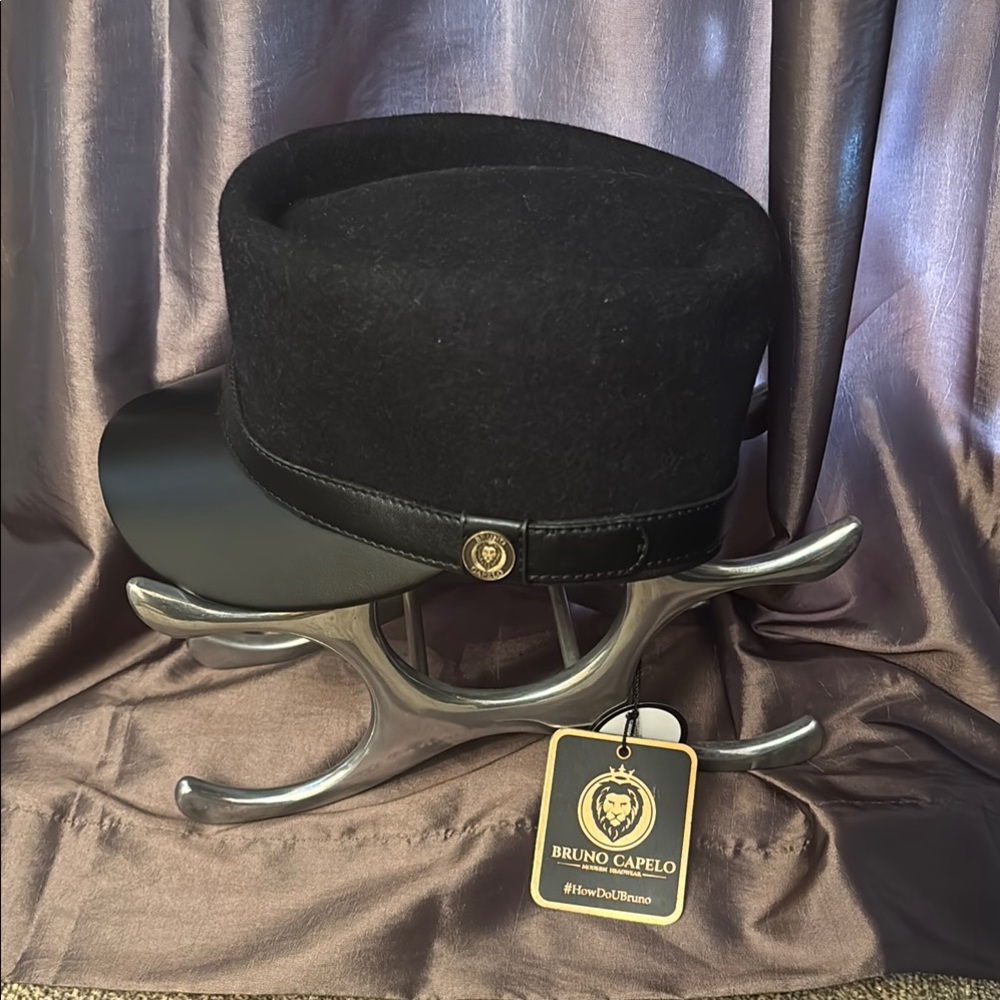 Bruno Capelo Black Fedora Hat (Never Been Worn)